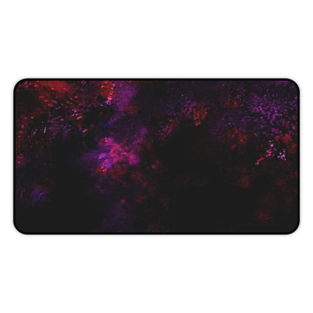 Nebula Night Desk Mat – Dark Purple Galaxy Mouse Pad for Gaming & Office