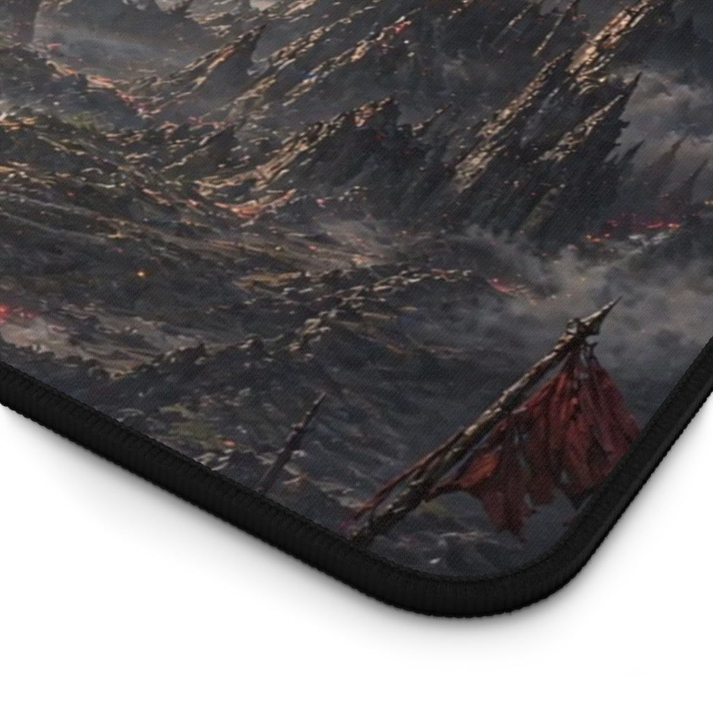 Adventure Time Fantasy Desk Mat — Epic Landscape Mouse Pad with Heroic Design