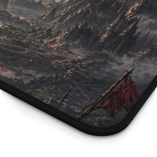 Adventure Time Fantasy Desk Mat — Epic Landscape Mouse Pad with Heroic Design